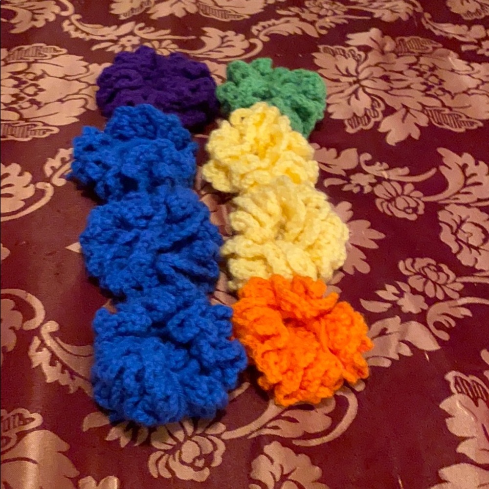 Scrunchies and headband/ear warmers